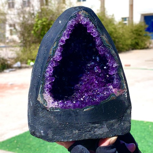 88lb natural amethyst geode - 3.88lb,